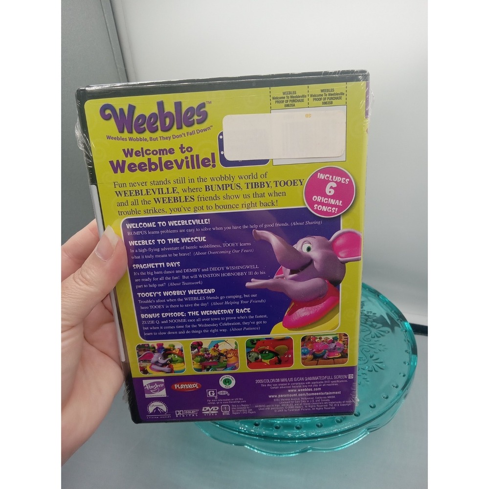BRAND NEW - Weebles Welcome to Weebleville (DVD 2005) Hasbro Playskool Paramount - Picture 2 of 9